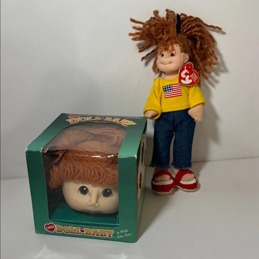 2 VINTAGE RED HEAD DOLLS